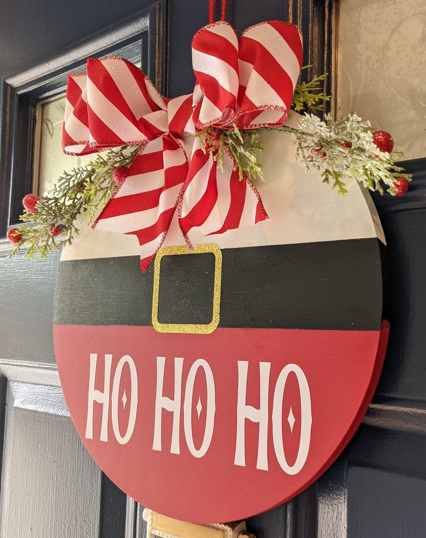 Ho ho ho, Merry Christmas door hanger, Winter Door Hanger, Wreath, Christmas Decor, Door Sign, MERRY CHRISTMAS, Farmhouse sign, Winter