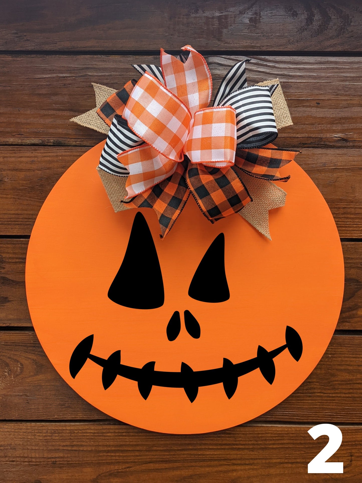 Halloween Front Door Deco, Halloween Wreath, Pumpkin, Halloween Decor,Halloween Door Hanger, Halloween Wreath, Jack-o-lantern Door Hanger