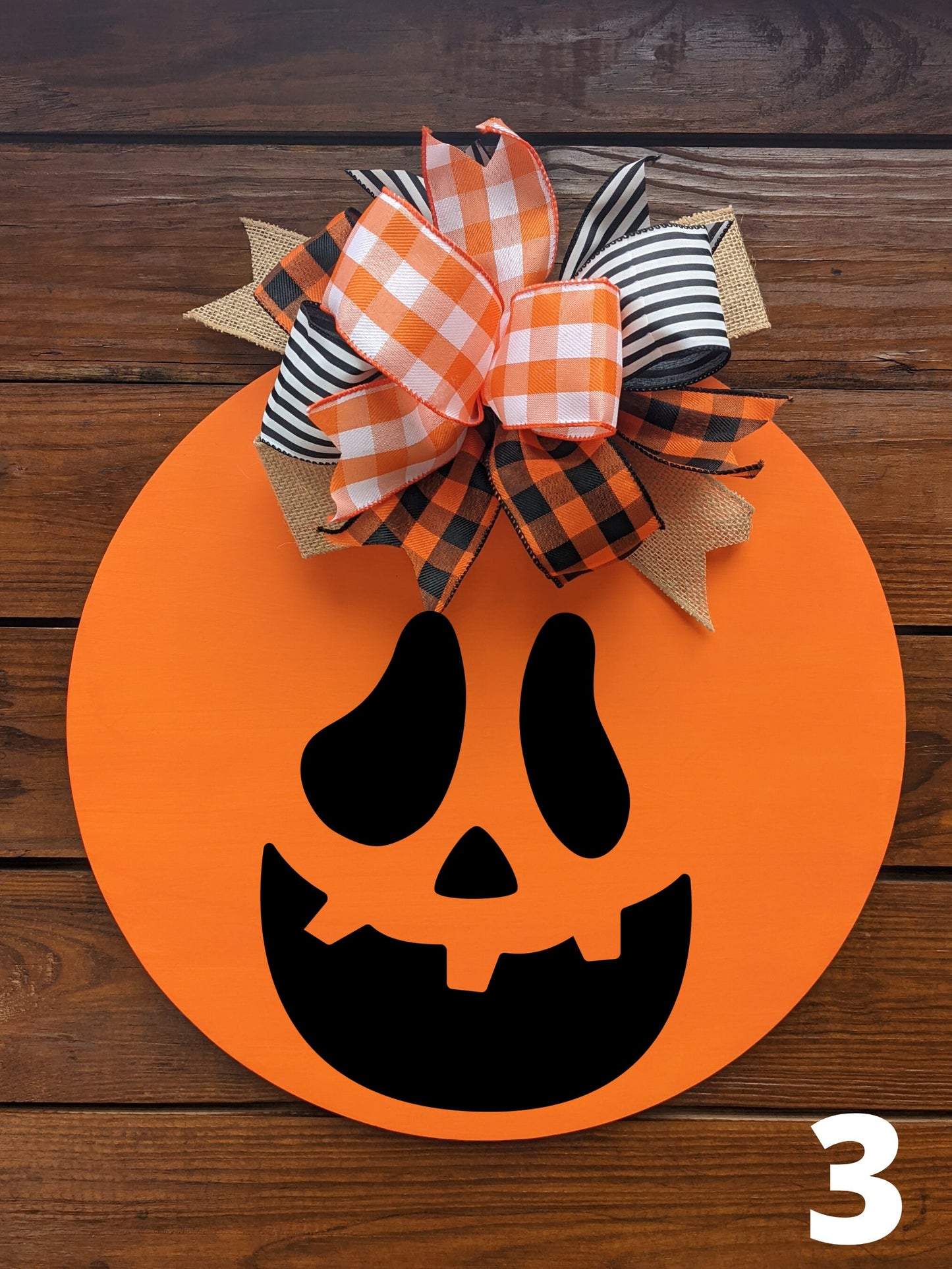 Halloween Front Door Deco, Halloween Wreath, Pumpkin, Halloween Decor,Halloween Door Hanger, Halloween Wreath, Jack-o-lantern Door Hanger