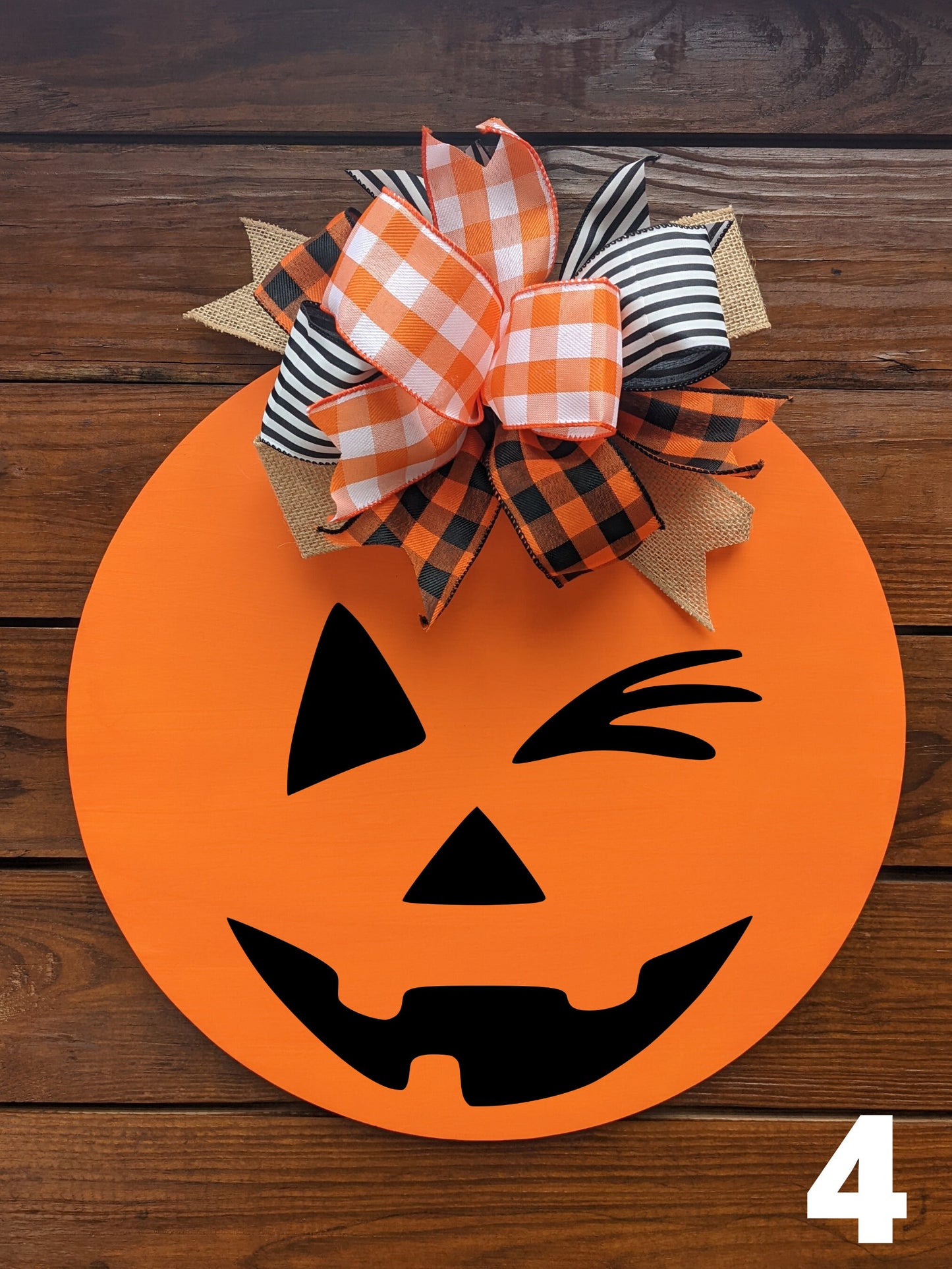 Halloween Front Door Deco, Halloween Wreath, Pumpkin, Halloween Decor,Halloween Door Hanger, Halloween Wreath, Jack-o-lantern Door Hanger