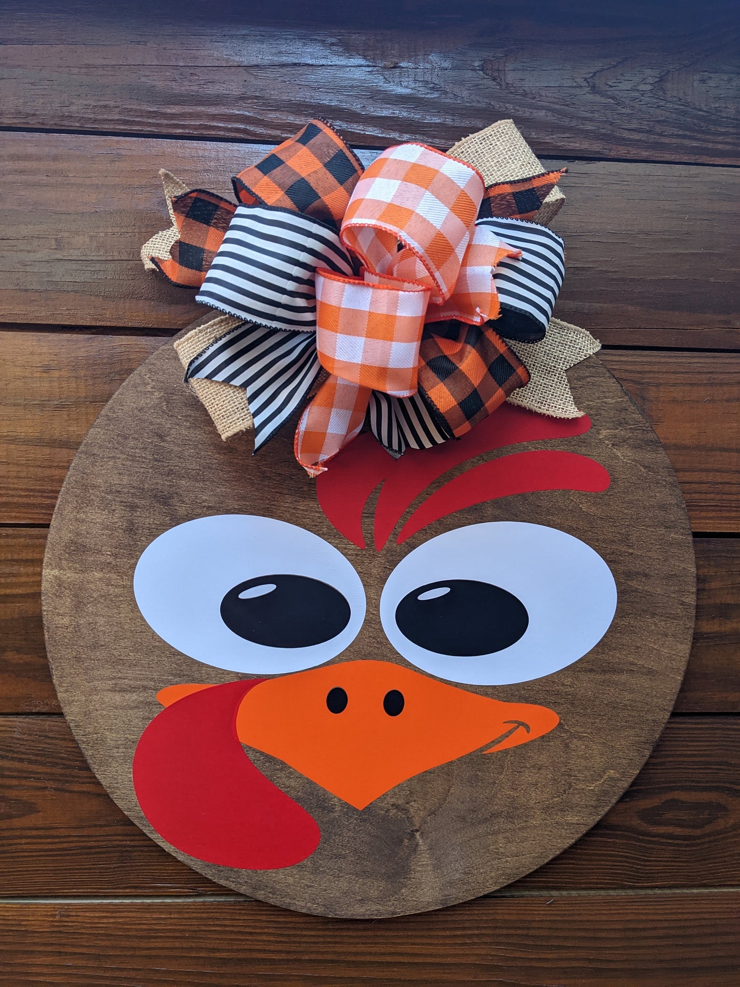 Door Hanger, Happy Thanksgiving, Front Door Wreath, Front Door Hanger, Fall Wreath, Gobble, Turkey Door hanger, Thanksgiving Door Hanger,