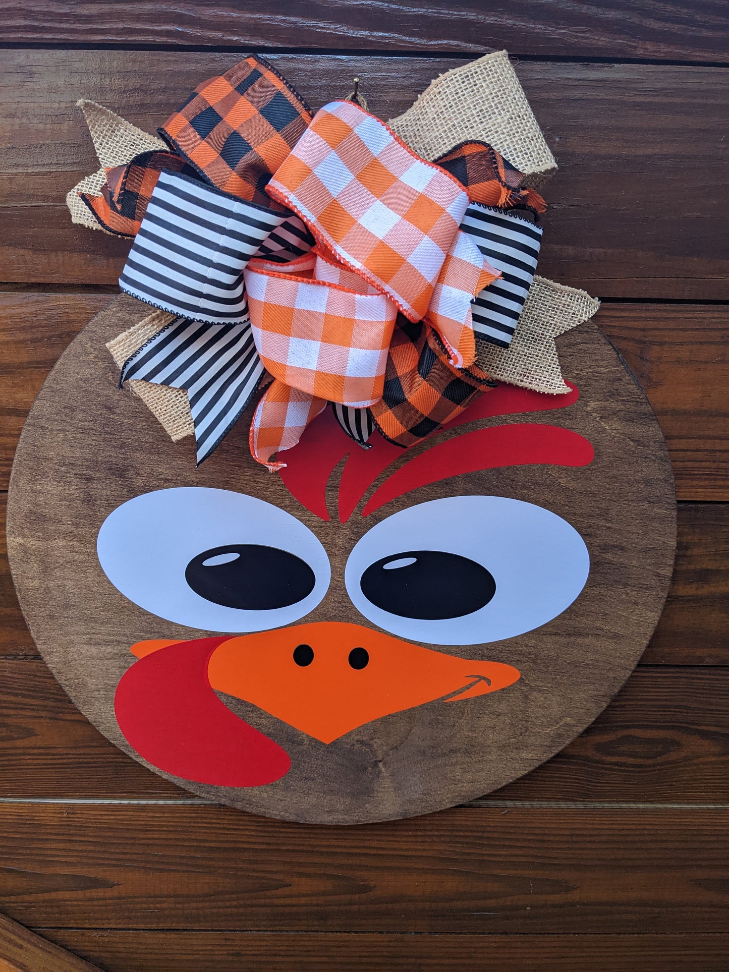 Door Hanger, Happy Thanksgiving, Front Door Wreath, Front Door Hanger, Fall Wreath, Gobble, Turkey Door hanger, Thanksgiving Door Hanger,