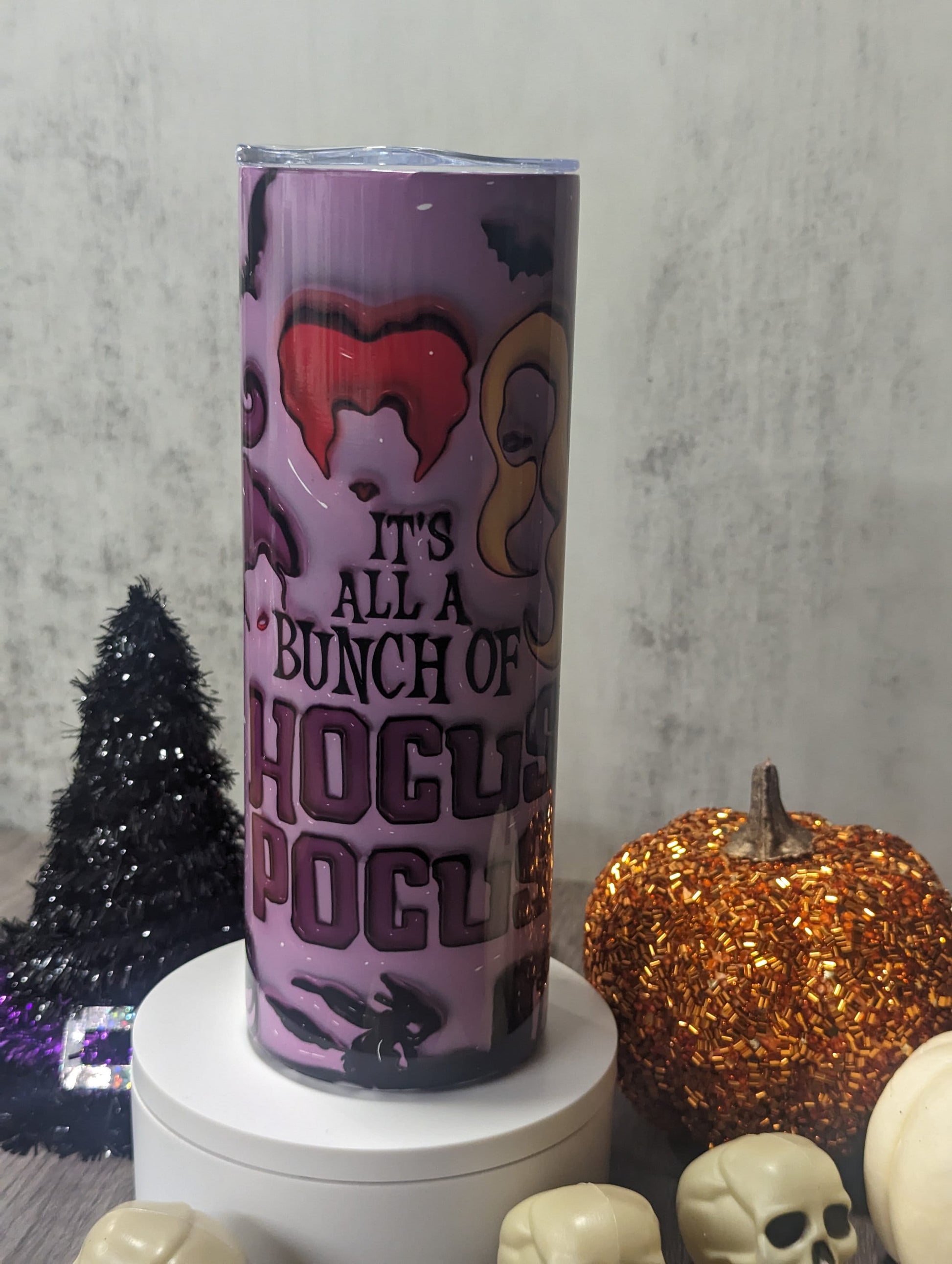 Halloween tumbler, Houcs Pocus, 20 oz tumbler, Spooky tumbler, Sanderson sisters Cup, Halloween gift