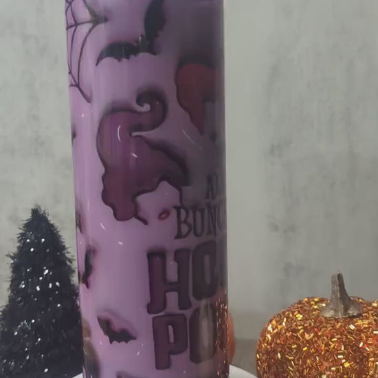 Halloween tumbler, Houcs Pocus, 20 oz tumbler, Spooky tumbler, Sanderson sisters Cup, Halloween gift