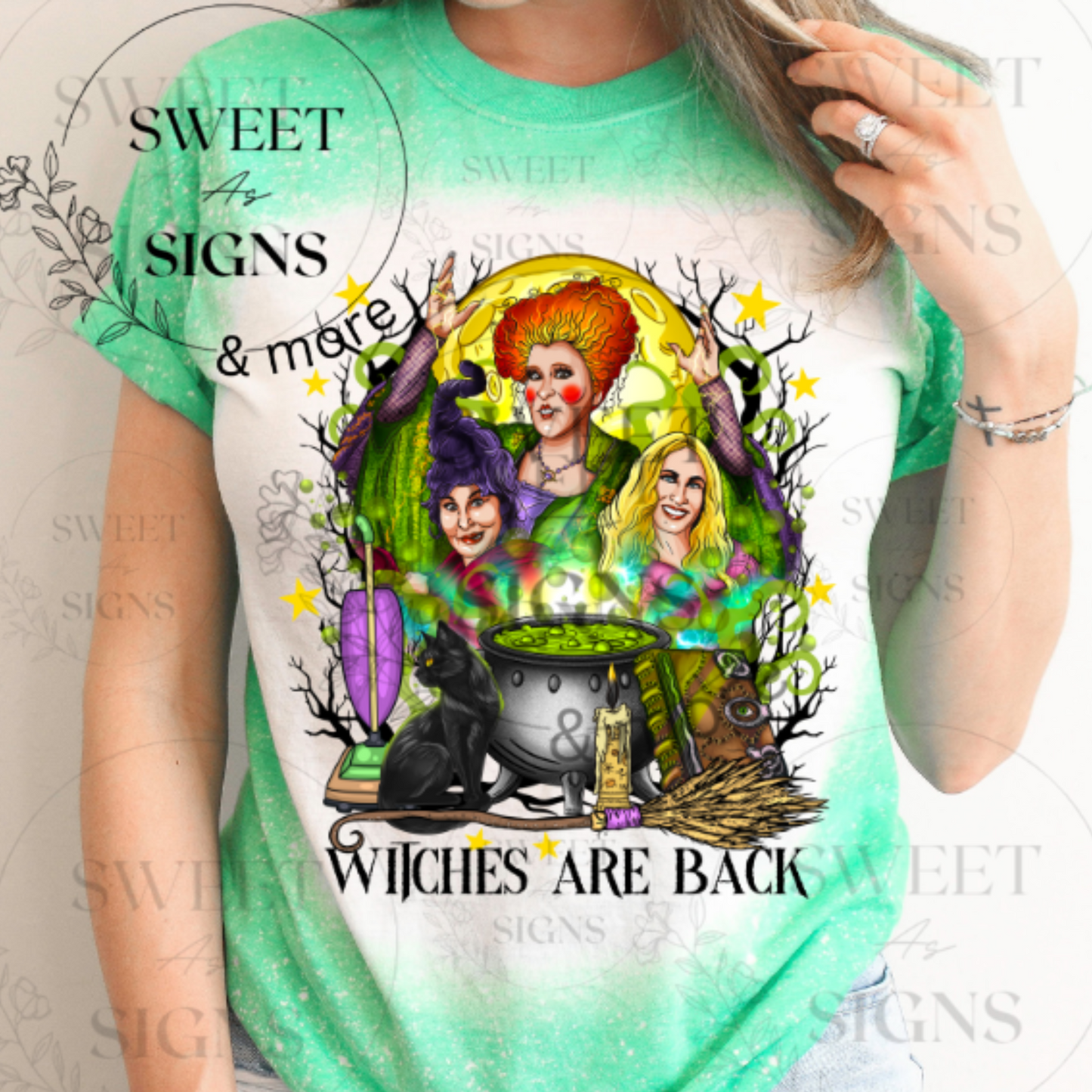 Hocus pocus vintage shirt | Halloween bleached shirt | I smell children bleached tshirt | hocus pocus bleached tshirt | handmade