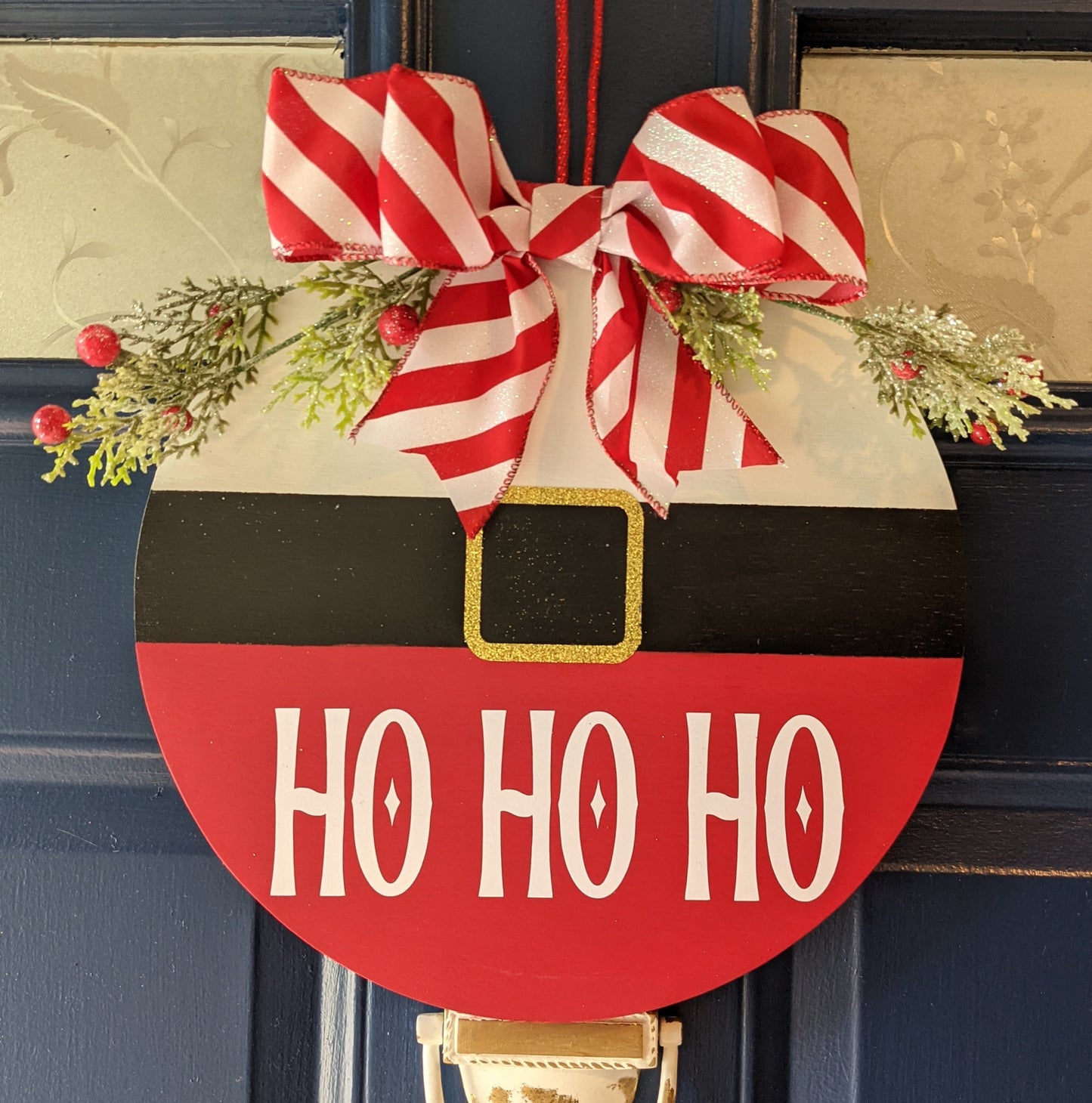 Ho ho ho, Merry Christmas door hanger, Winter Door Hanger,  Wreath, Christmas Decor, Door Sign, MERRY CHRISTMAS, Farmhouse sign, Winter