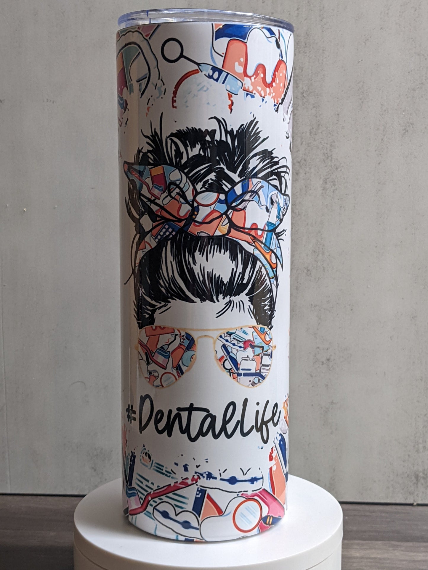 Dental Assistant 20oz skinny tumbler,Dental Assistant Tumbler, Dental Assistant Gift, 20oz Dental Tumbler, Dental Hygienist Tumbler,DA