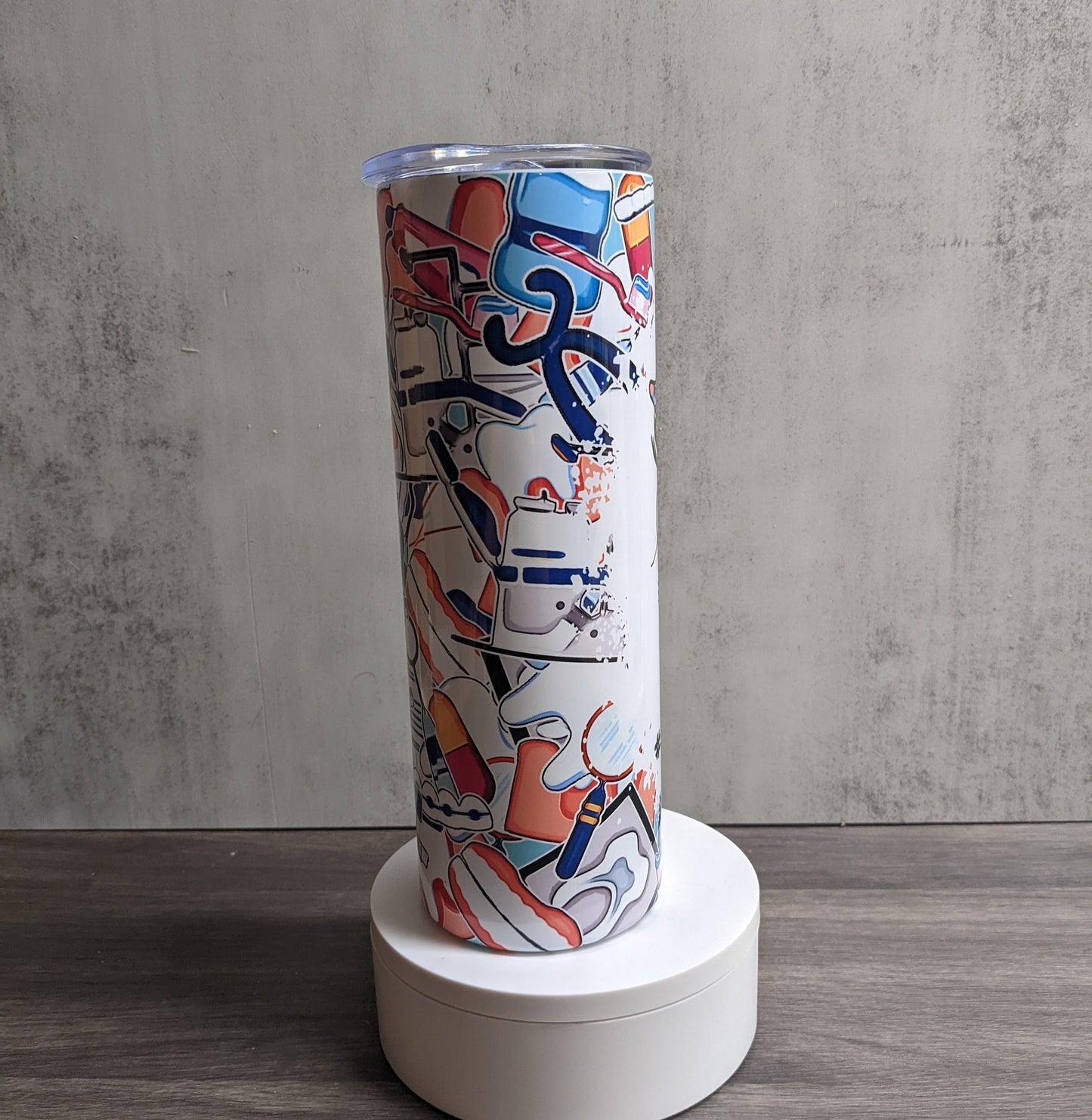 Dental Assistant 20oz skinny tumbler,Dental Assistant Tumbler, Dental Assistant Gift, 20oz Dental Tumbler, Dental Hygienist Tumbler,DA