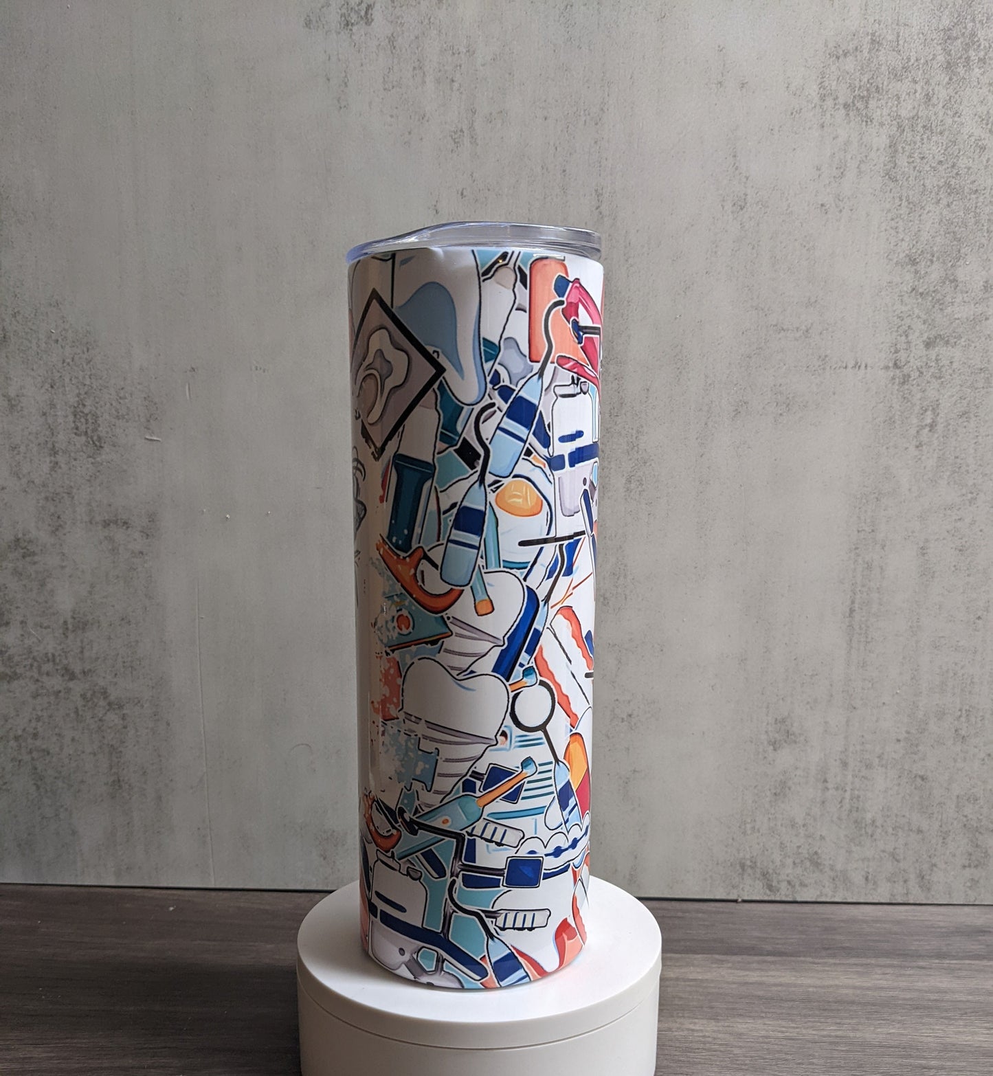 Dental Assistant 20oz skinny tumbler,Dental Assistant Tumbler, Dental Assistant Gift, 20oz Dental Tumbler, Dental Hygienist Tumbler,DA