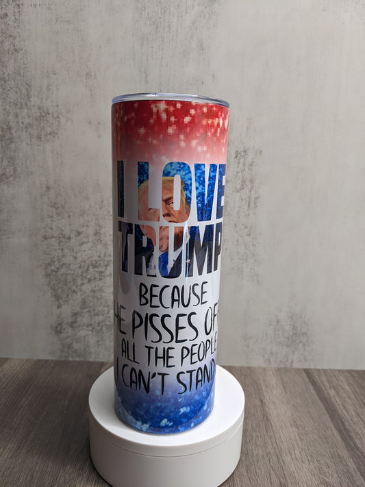 FJB 20oz Tumbler, Trump Train, Donald Trump, Popular tumbler