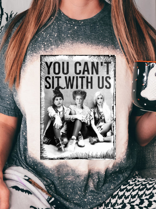 You Can't Sit With Us, Halloween Gift, Halloween Shirt, Sanderson Sisters Tees, Vintage Halloween, Funny Halloween Tshirt