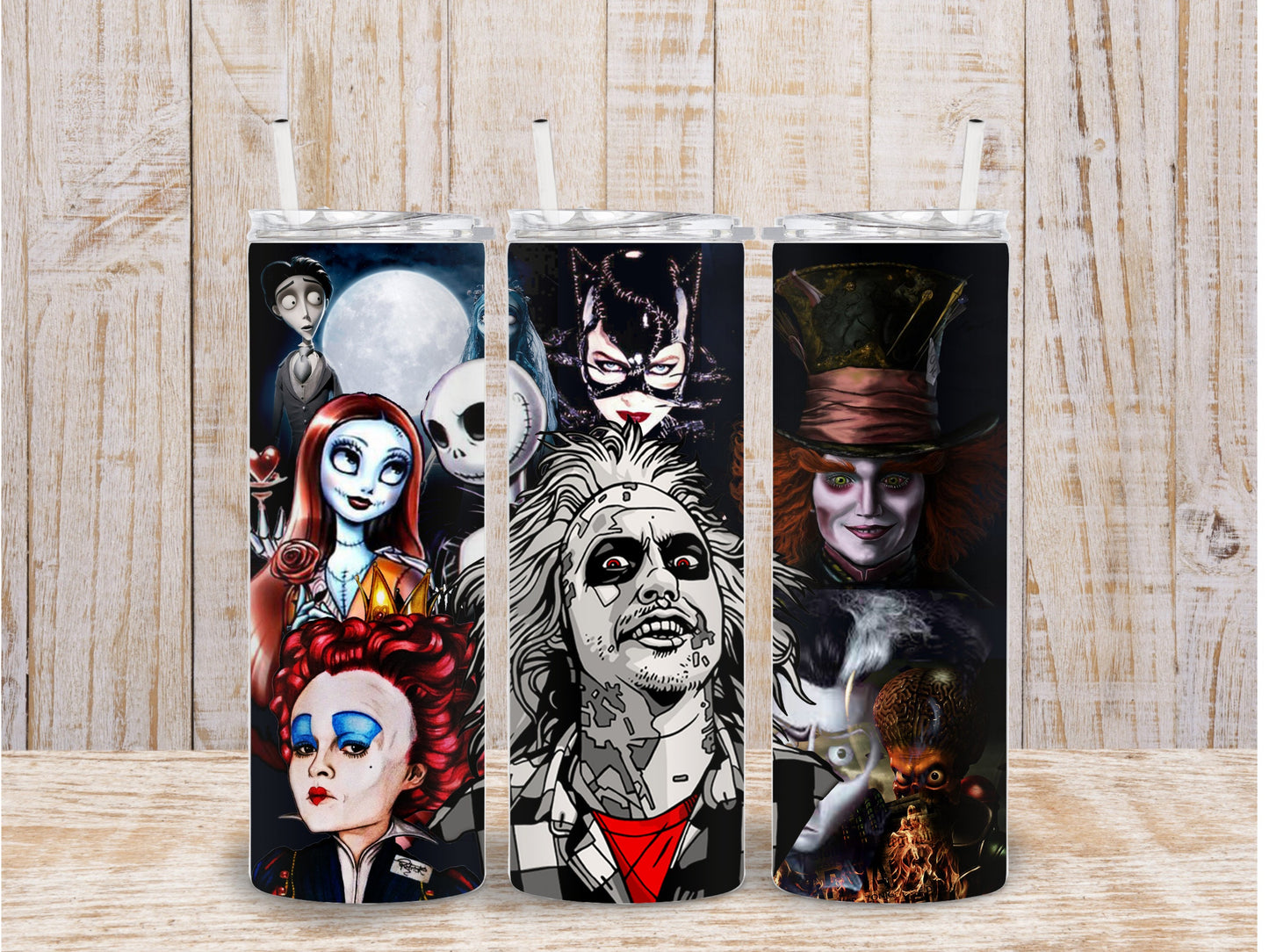 Tim burton, Beetle juice nightmare tumbler, gifts, Halloween Tumbler, gifts for him, gifts for her, Halloween vibes, spooky season, Alice