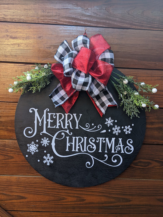 Christmas Door Decor |Merry Christmas Porch Sign |Merry Christmas Door Hanger |Christmas door hanger |Merry Christmas Wreath |Housewarming